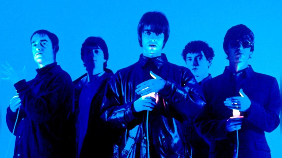Seit 2009 offiziell nicht mehr existent: Die britische Kult-Band Oasis am Anfang ihrer steilen ...