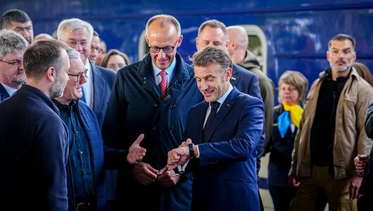 Merz, Macron, Starmer und Tusk in Kiew