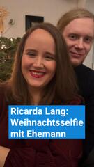 Ricarda Lang: Erstes Weihnachtsselfie mit Ehemann