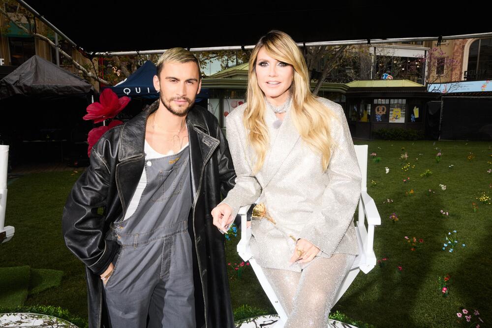 Christian Cowan mit Heidi Klum