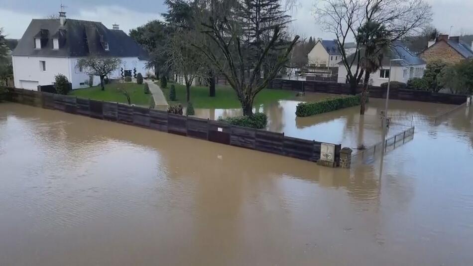 Schwere Überschwemmungen in Frankreich