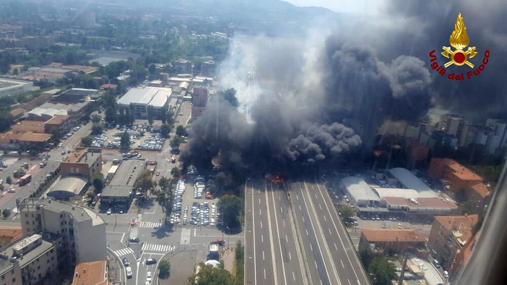 Explosion in Bologna