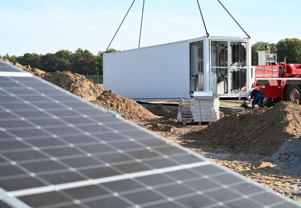 Batteriespeicher für Solarpark