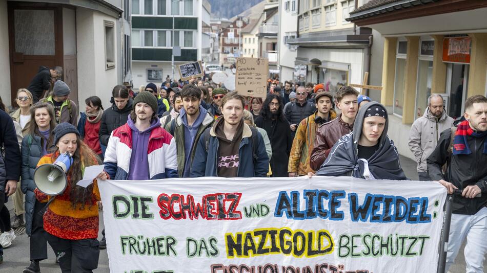 "Demo gegen rechts" in der Schweiz