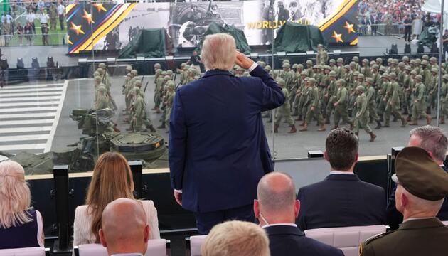 Militärparade in Washington