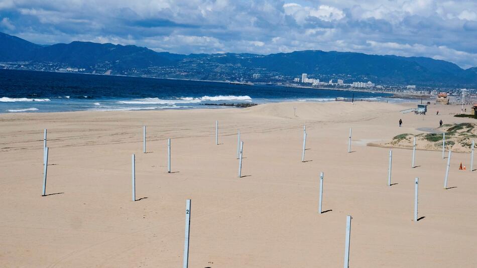 Strand, Kalifornien, leer