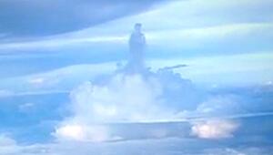 Himmlische Erscheinung: Flugpassagiere entdecken Buddha-Wolke über Guangdong