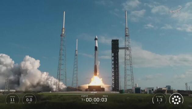 Erfolgreicher Start: Falcon-9-Rakete mit Nachschub für die ISS