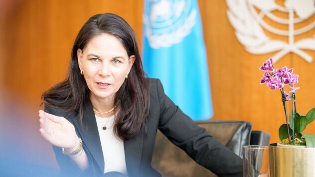 Annalena Baerbock bei der UN