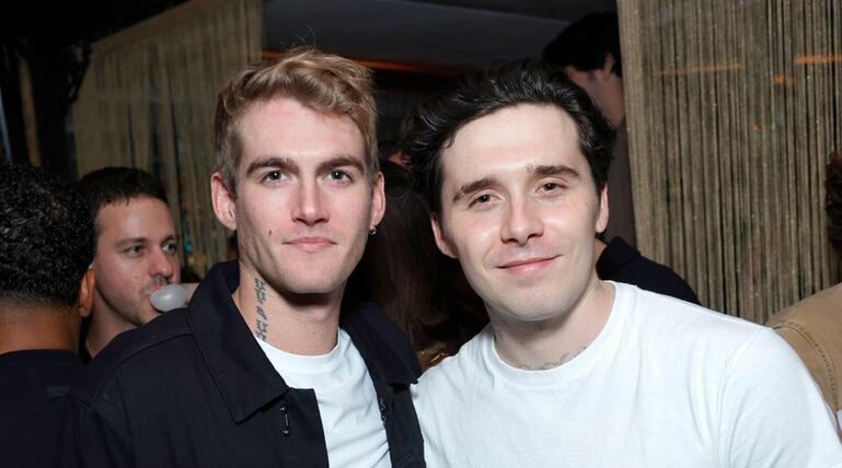 Brooklyn Beckham und Presley Gerber (l.) im Jahr 2024.