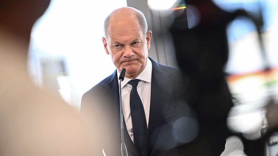 Bundeskanzler Scholz äussert sich vor NATO-Gipfel