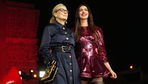 "Der Teufel trägt Prada 2"-Pressetour: Meryl Streep (l.) und Anne Hathaway am Montag in Mexiko ...