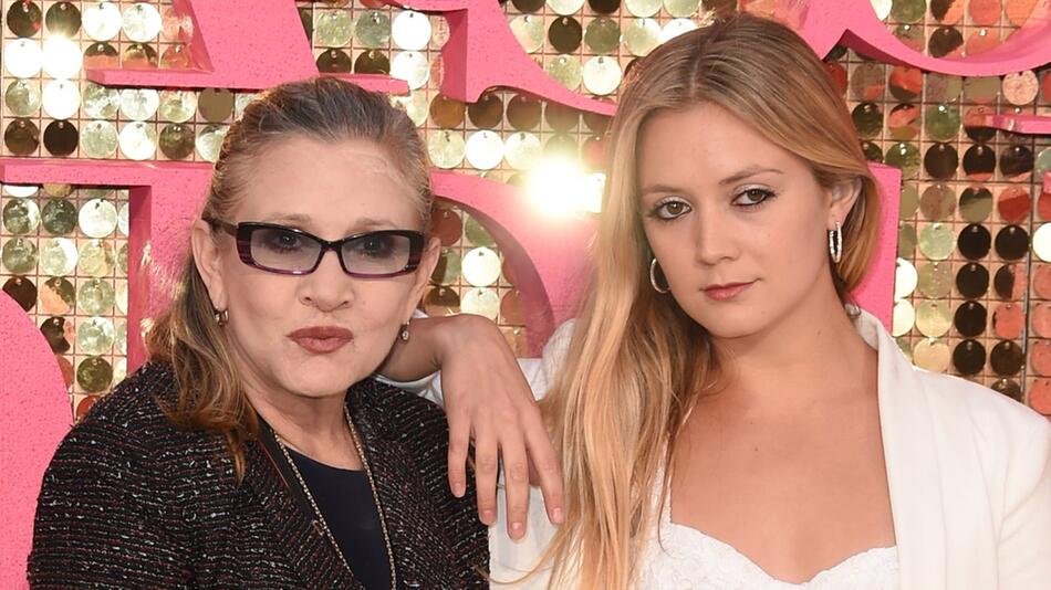 Carrie Fisher mit Billie Lourd wenige Monate vor ihrem plötzlichen Tod Ende Dezember 2016.