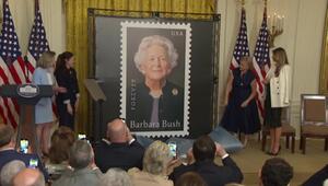 Barbara Bushs Briefmarke: First Lady Melania über Gleichberechtigung und Frauen im Präsidentenamt