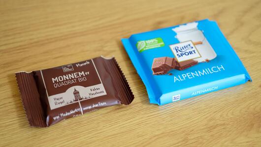 Rechtsstreit mit Ritter Sport um quadratische Müsliriegel