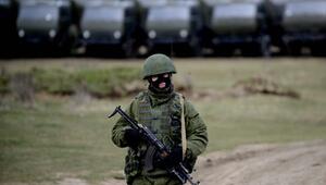 Russische Soldaten auf der Krim
