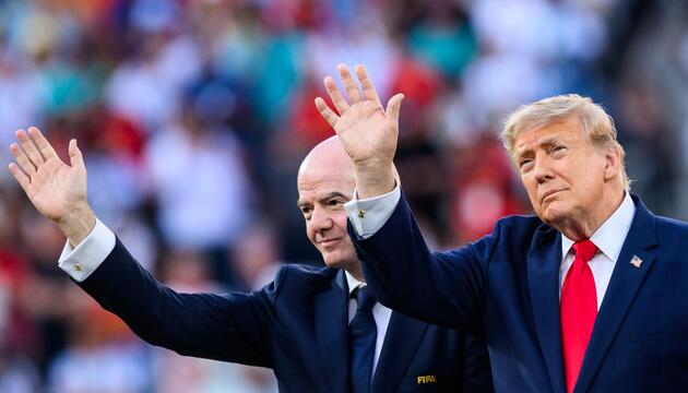 Gianni Infantino und Donald Trump