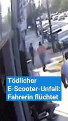 Tödlicher E-Scooter-Unfall: Fahrerin flüchtet