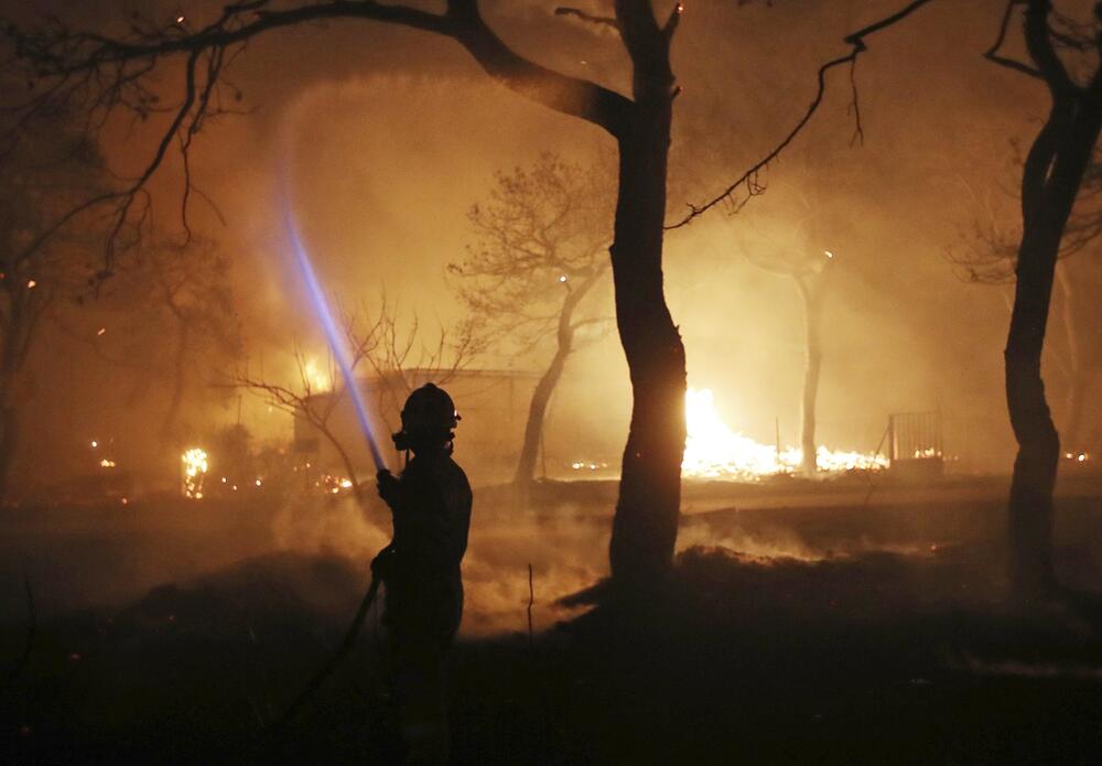 Grossbrand in Griechenland