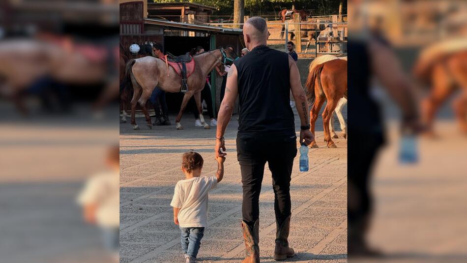 Cesare und Opa Eros Ramazzotti