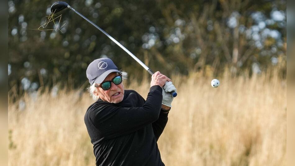 Michael Douglas beim Golfen in Kingsbarns.