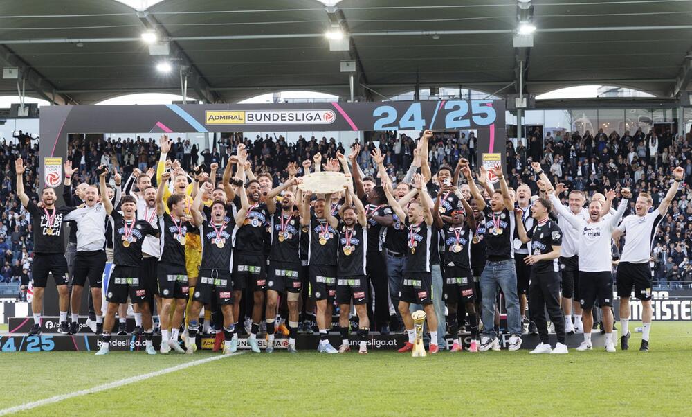 Meisterfeier von Sturm Graz
