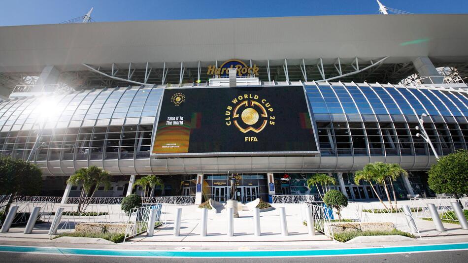 Das Hard Rock Stadium in Miami hat wohl mit organisatorischen Problemen zu kämpfen.