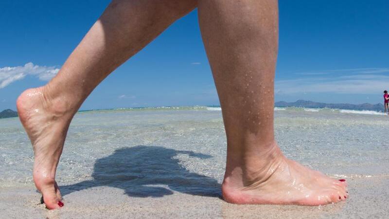 Füsse am Strand