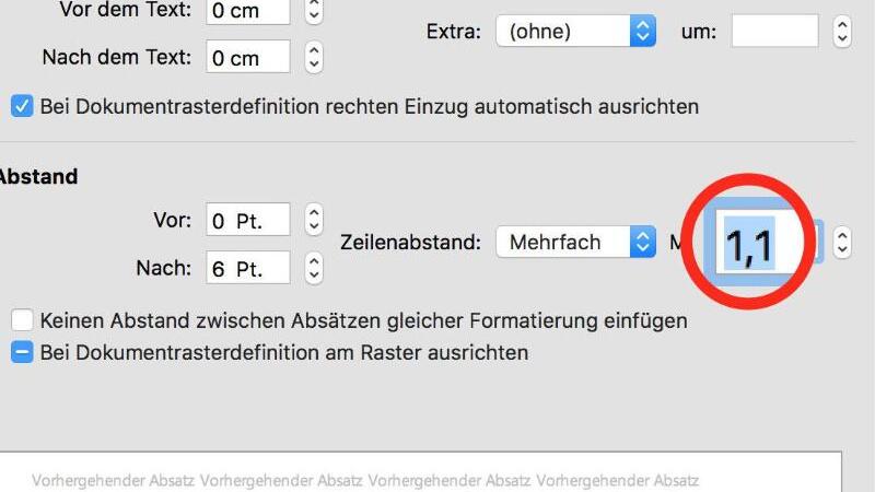 Arbeitsfenster in Microsoft Word