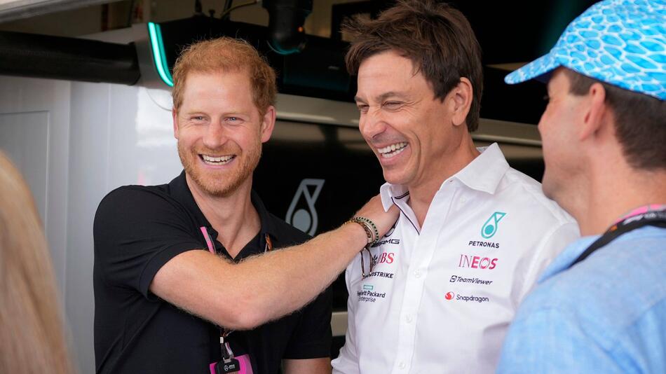 Prinz Harry und Toto Wolff