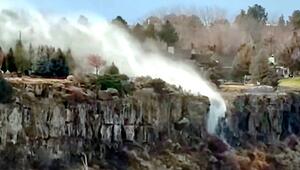 Verkehrte Welt: Wasserfall in Idaho fliesst rückwärts