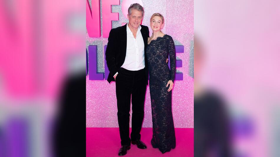 Renée Zellweger und Hugh Grant bei der "Bridget Jones"-Premiere in Paris.