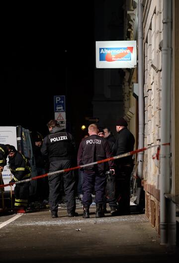 Explosion in front of AfD office in Döbeln