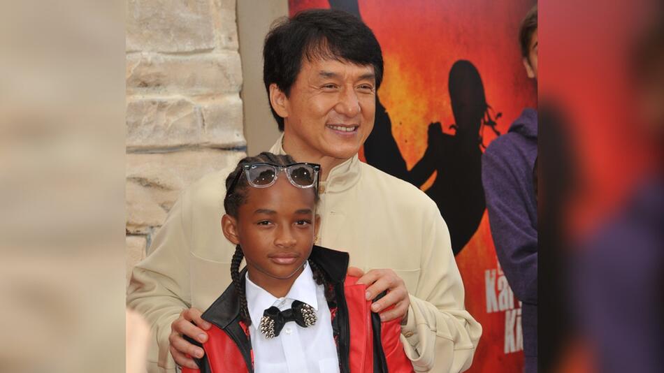 Jackie Chan und Jaden Smith bei der Premiere von "Karate Kid" 2010.