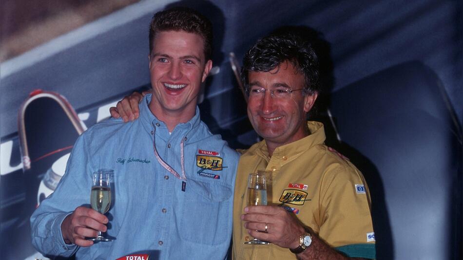 Ralf Schumacher (l.) feierte einst bei Eddie Jordan seinen Formel-1-Durchbruch.