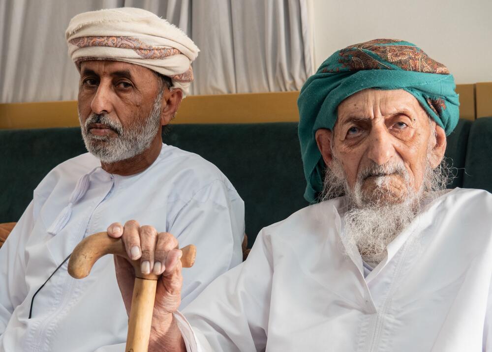 Salime Hussin Al-Rashdi (l) und Hussain Ali bin Ramidh Al-Rashdi