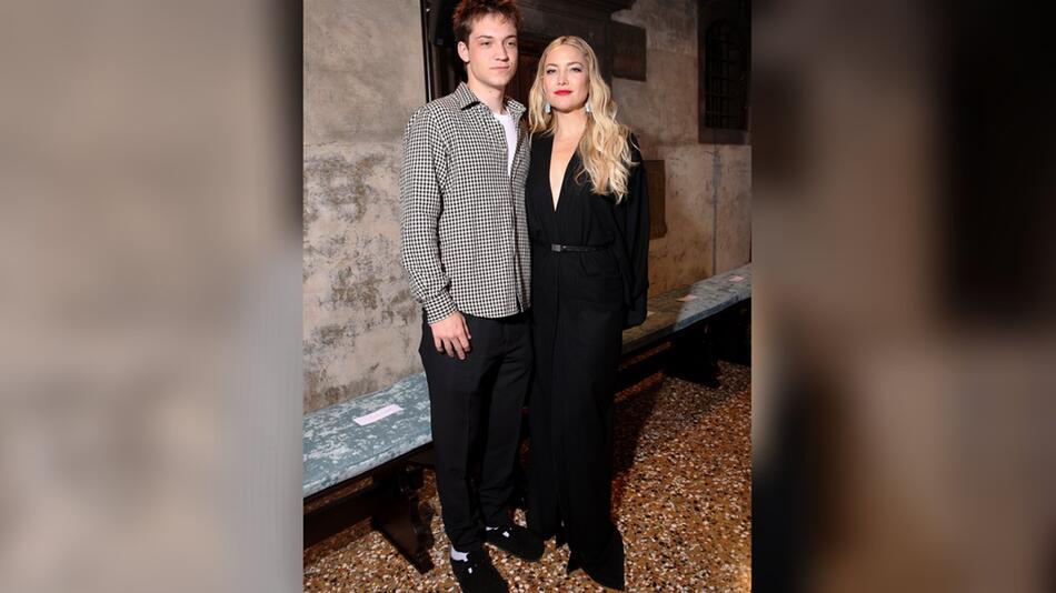 Kate Hudson mit Sohn Ryder in Venedig.