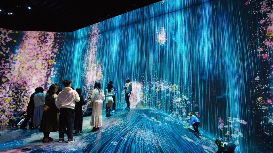 Installation im teamLab Borderless Tokyo