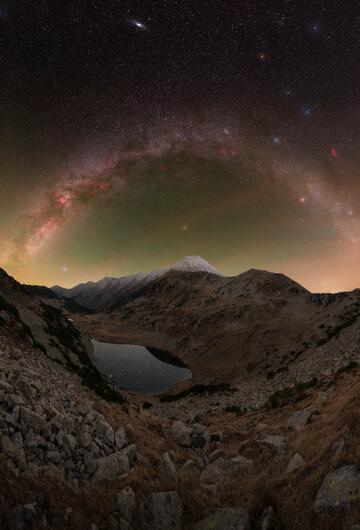 Pirin-Gebirge, Bulgarien, Milchstrasse