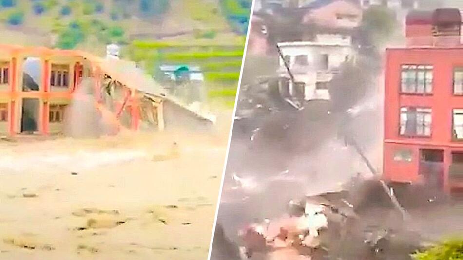 Sturzfluten rissen Gebäude mit: Über 300 Tote nach heftigen Regen in Pakistan