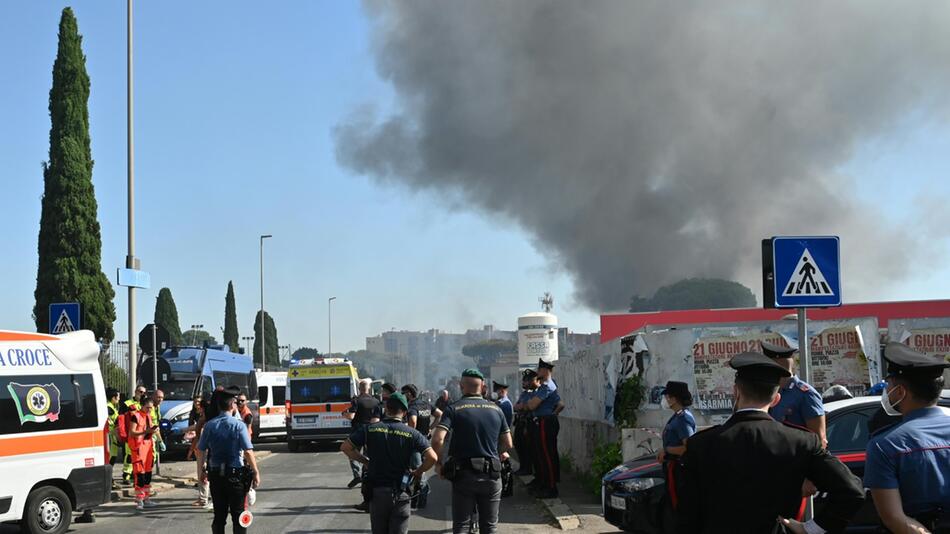 Schwere Explosionen an Tankstelle in Rom
