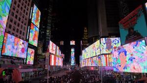 "Wir werden einen Morgen haben“: Japanischer Künstler stiftet visuellen Optimismus am Times Square