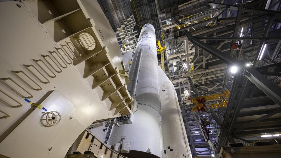 Ariane 6 vor dem geplanten Start ins All