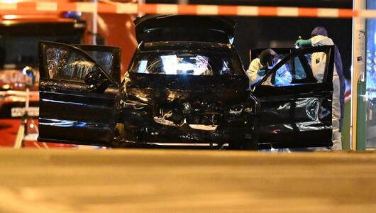 Mit diesem Auto raste der mutmassliche Täter in die Menschenmenge