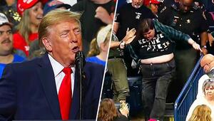 „Fetter Kerl“: Frau wird bei Trump-Rede attackiert und vom US-Präsidenten beleidigt