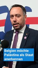 Belgien will Palästina als Staat anerkennen