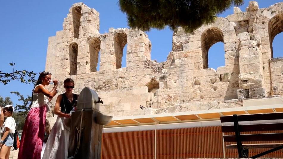Zu heiss in Griechenland: Akropolis schliesst vorübergehend die Pforten