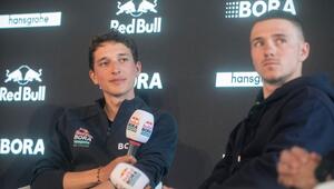 Florian Lipowitz und Remco Evenepoel