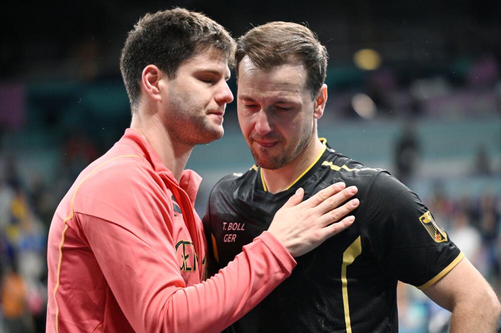 Dimitrij Ovtcharov und Timo Boll