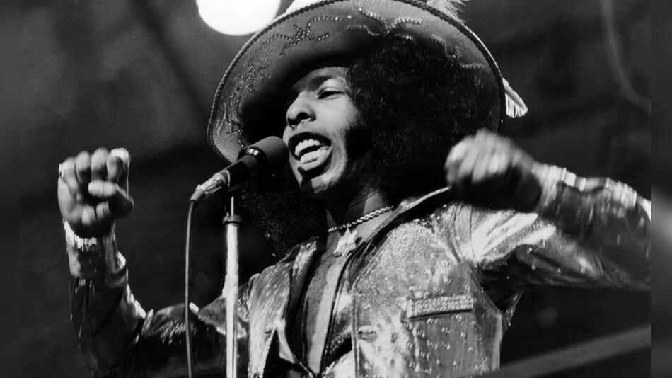 Funk-Visionär Sly Stone bei einem Auftritt in den 1970er Jahren.